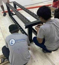 Zettabytes technicians at work on a job site