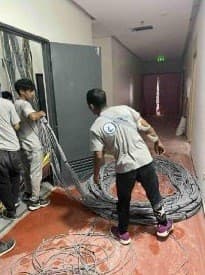 Zettabytes technicians at work on a job site