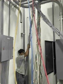 Zettabytes technicians at work on a job site